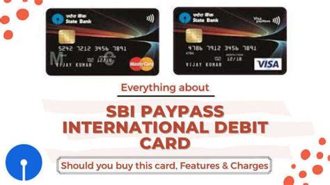 sbi paypass international debit card